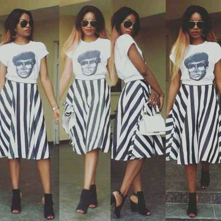 How Good Does Seyi Shay Look in This Abacha Inspired Top?
