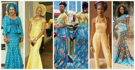 10 Beautiful Asoebi and Ankara Styles –Over the Weekend.