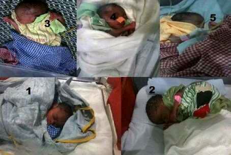 In Ibadan Mother of 2 Delivers Quintuplets Successfully