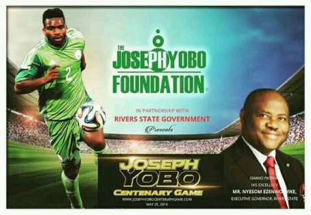 Wayne Rooney, Samuel Eto’o, Yaya Toure Set To Storm Port Harcourt For ‘Joseph Yobo Centenary Game’