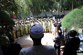 Tell your friends to forget Biafra , Buhari to Igbo corpers