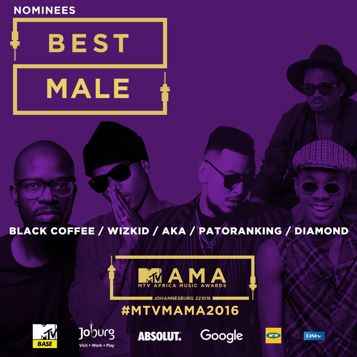 MTV Base MAMA Awards 2016 Nominations List
