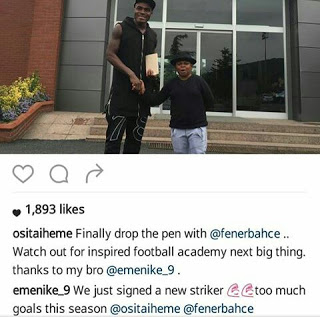 Turkey Football Club, Fenerbahce Sign Nollywood Actor, Osita Iheme aka Pawpaw