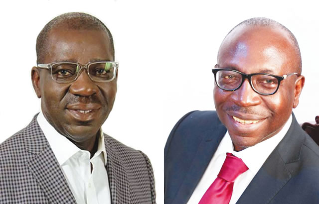 Edo election: Ize-Iyamu, Obaseki in close race