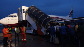 Super Eagles Fly To Zambia Ahead Of 2018 World Cup Qualifiers Tomorrow. (Photos)