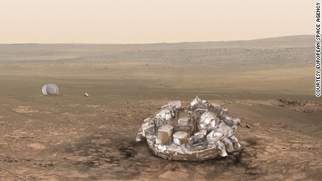 European Space Agency confirms Mars lander lost during descent
