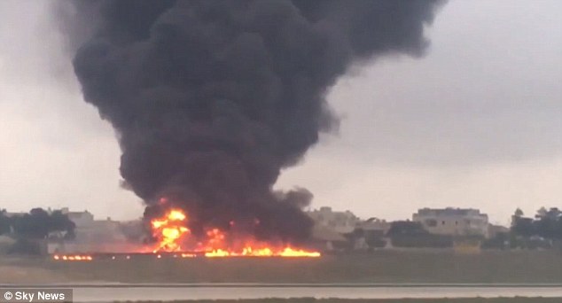 Five Dead As Plane Carrying European Union Officials Crashes In Malta (Photos)