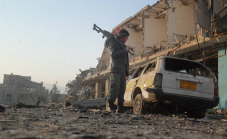 German soldiers kill two in Taliban attack on consulate