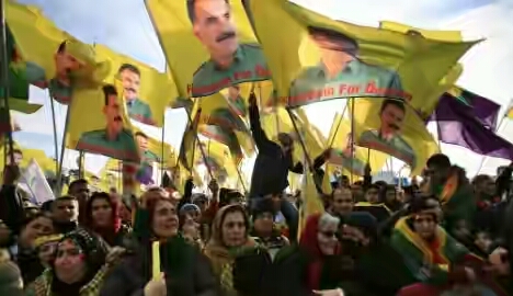25,000 Kurds protest against Erdogan in Germany