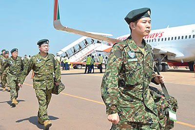 Japanese troops land in South Sudan, fears of first foreign fighting since WW2