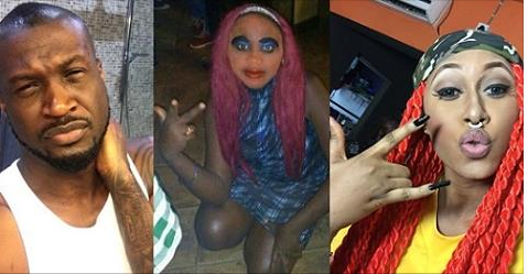 Peter Okoye shades the heck outta Cynthia Morgan with this “Middle Picture”… Calls Her Cynthia Mud-face.