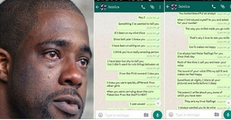 See what a Nigerian Lady did to a guy on whatsapp after he confessed his feelings to her