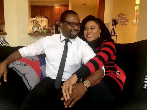 Daniel Ademinokan Shares Lovely Photo With His Wife, Stella Damasus.