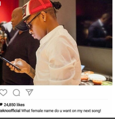 Tekno Has A $4 Million Question For Fans, Can You Answer Correctly?