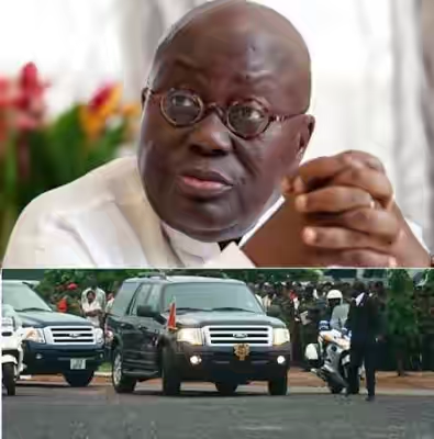 President Nana Addo forced to use his private vehicle after 200 State cars go missing in Ghana