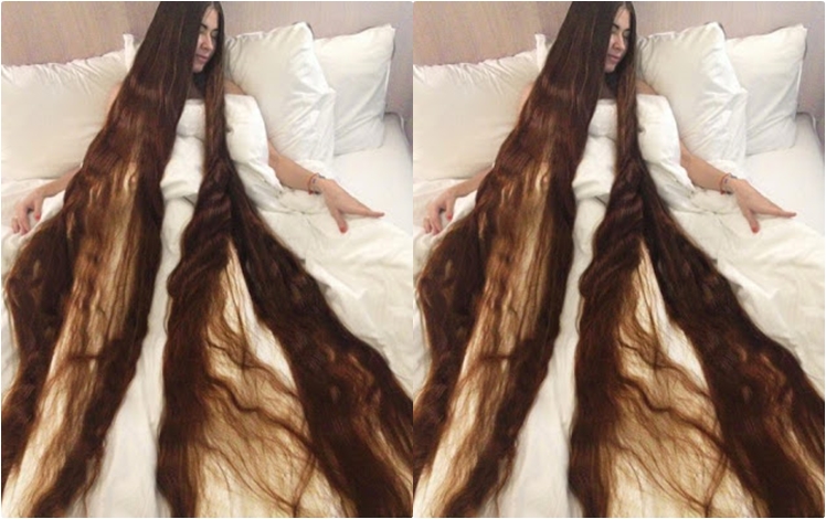 Meet The Lady Who Took 20 Years To Grow Out Her Hair, See What It Looks Like