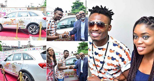 #BBNaija: “It is Gorgeous” — Bisola gushes over Efe’s Car + Photos of Efe receiving his car