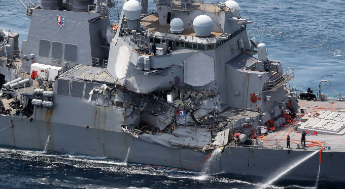 Seven US Navy crew missing, commander hurt in crash off Japan