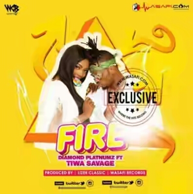 DOWNLOAD Diamond Platnumz ft. Tiwa Savage – Fire MP3