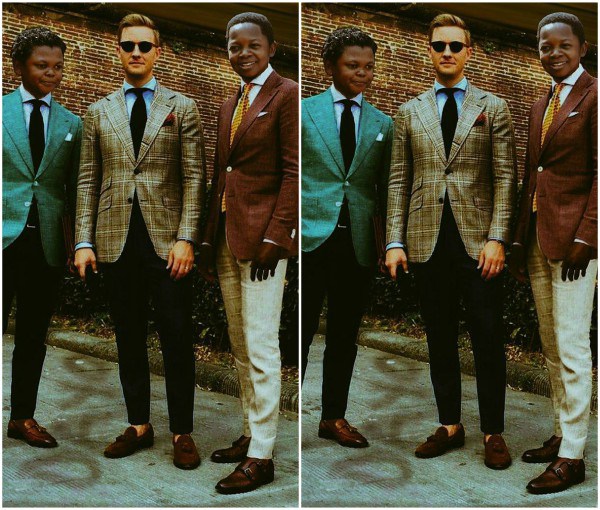 Checkout this trending photo of Osita Iheme and Chinedu Ikedieze as tall guys