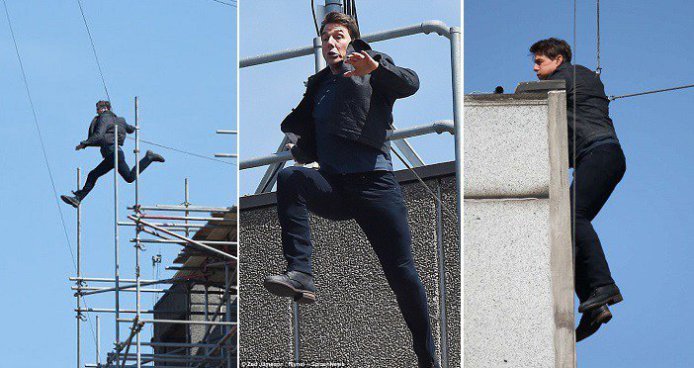 Tom Cruise injured while performing a stunt on set of “Mission Impossible 6”