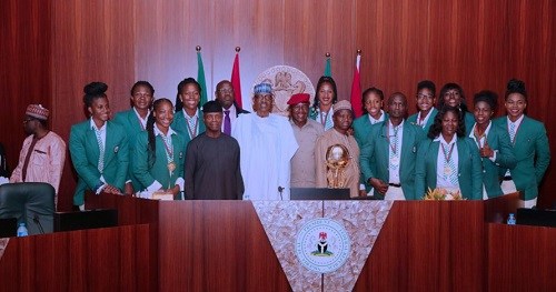 President Buhari Gives N1m Each To Victorious D’Tigress Players