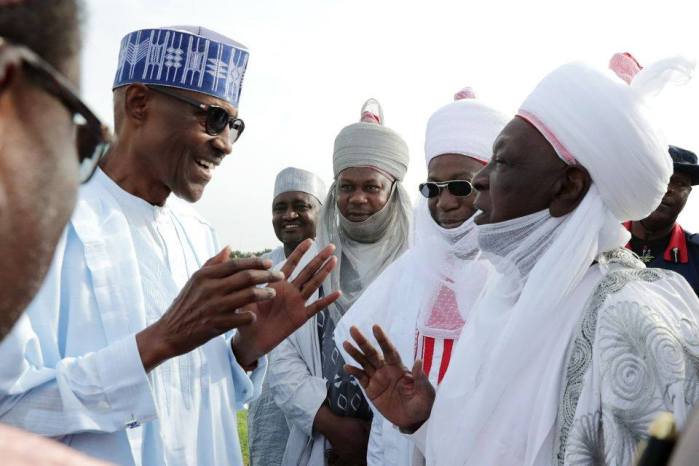 PHOTOS: President Buhari As He Lands In Katsina For Sallah