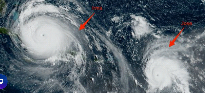 Hurricane Jose is now a major Category 4 storm with 150-mph winds