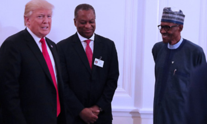 …going to Africa to ‘get rich’, Trump tells Buhari, others