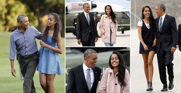 Barack Obama says he cried after he dropped off his daughter, Malia at Havard