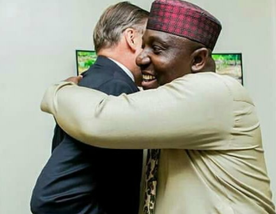 Photos: American Ambassador to Nigeria visits Imo state governor Rochas Okorocha, says US government is proud of him