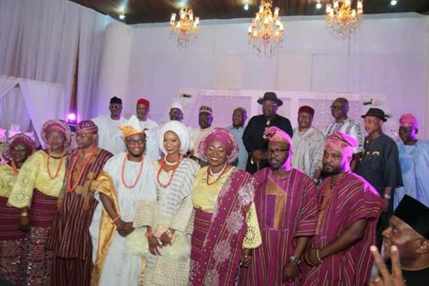 Photos: Wike, Fayose, others at the traditional wedding of former Ondo Governor Mimiko’s daughter