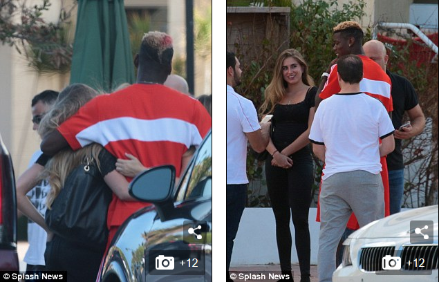 Paul Pogba Spotted With Mystery Lady As He Recovers From Injury