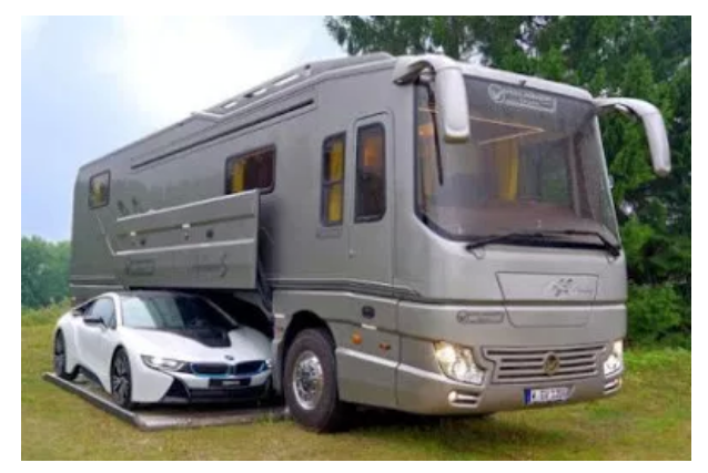 The Luxury Motorhome That Comes With Supercar Garage… costs over N500m