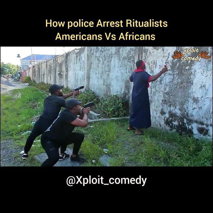COMEDY VIDEO: Xploit Comedy – How Police Arrest Ritualists In America Vs Naija