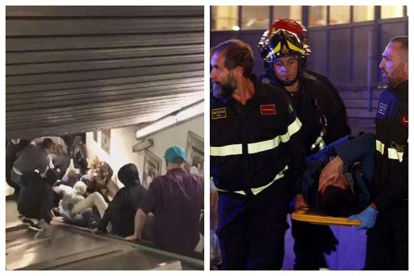Fan loses foot, 20 others injured as escalator loses control