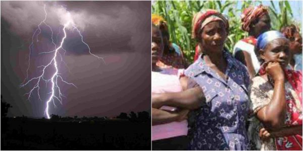 Father and son killed by lightning during family meeting