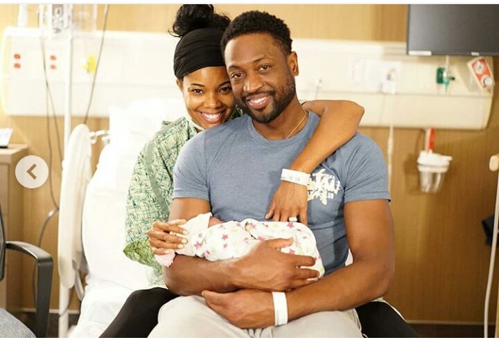 American actress, Gabrielle Union and Dwyane Wade welcome first child via surrogate