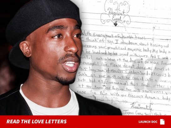 Tupac Shakur’s steamy letters to teen crush hits market for $15k