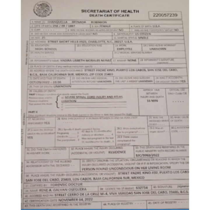 Shanquella Robinson autopsy photos go viral On Reddit, Twitter And YouTube