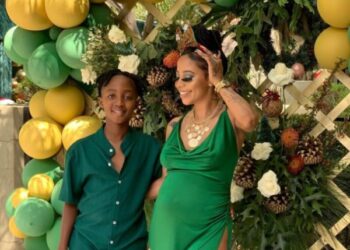 Kelly Khumalo gushes over son after scoring 3 goals at a football match (Video)