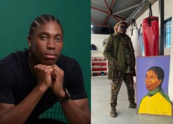 Rasta honours Caster Semenya with a portrait (Photos)