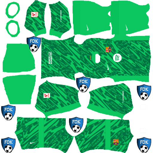 F.C Barcelona Kits 2024 – 25 For Dream League Soccer 2025