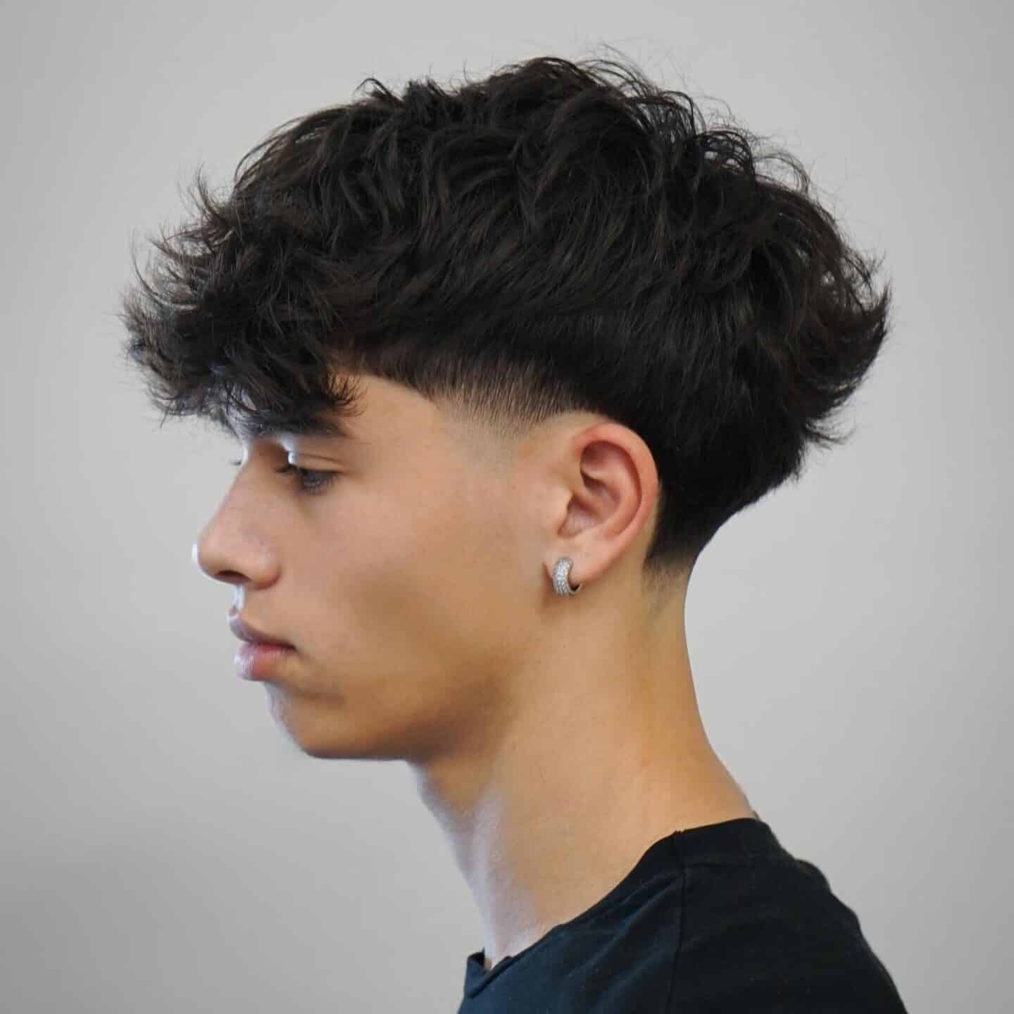 Blowout Taper with Textured Fringe Haircut